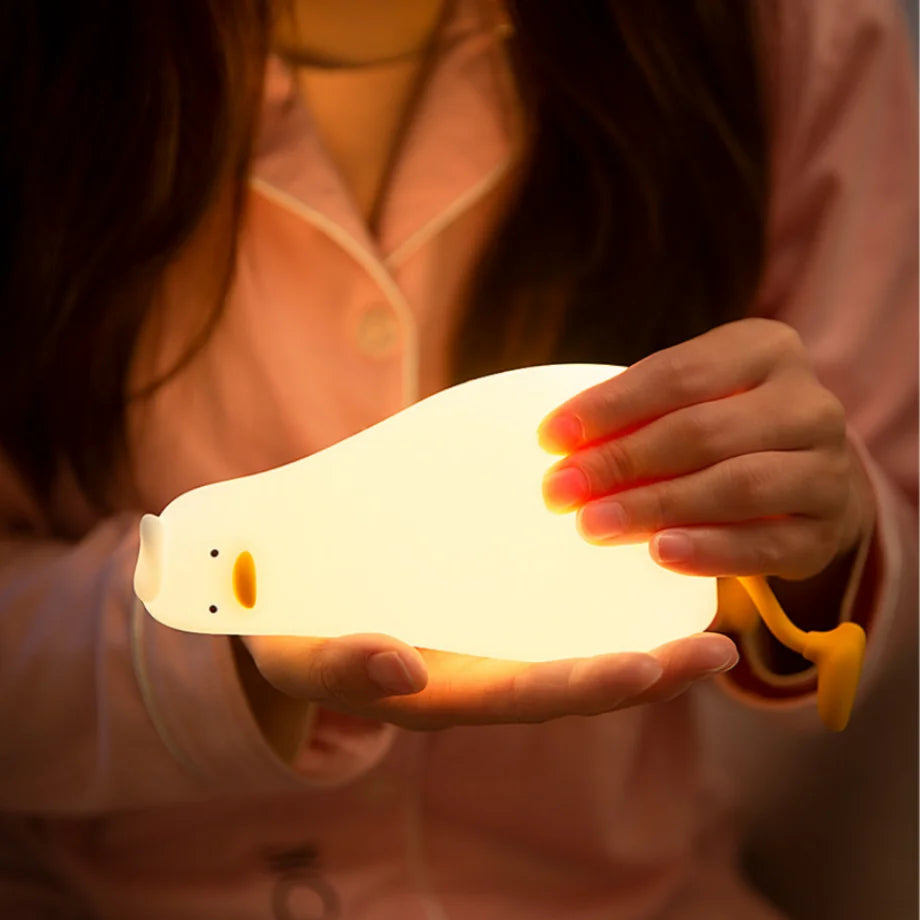 Veilleuse LED en silicone Ducky