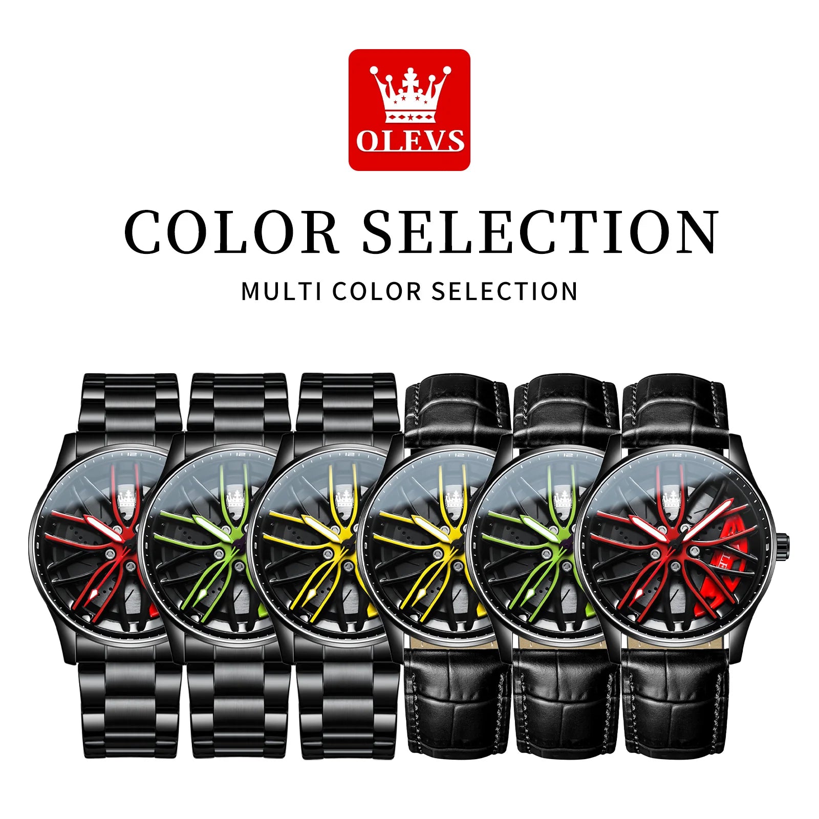 Montre Car Rim Quartz  OLEVS