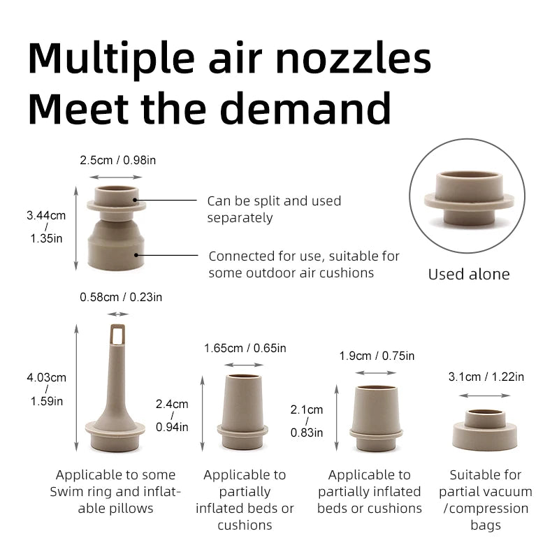 Mini Pompe électrique pour Matelas Gonflable