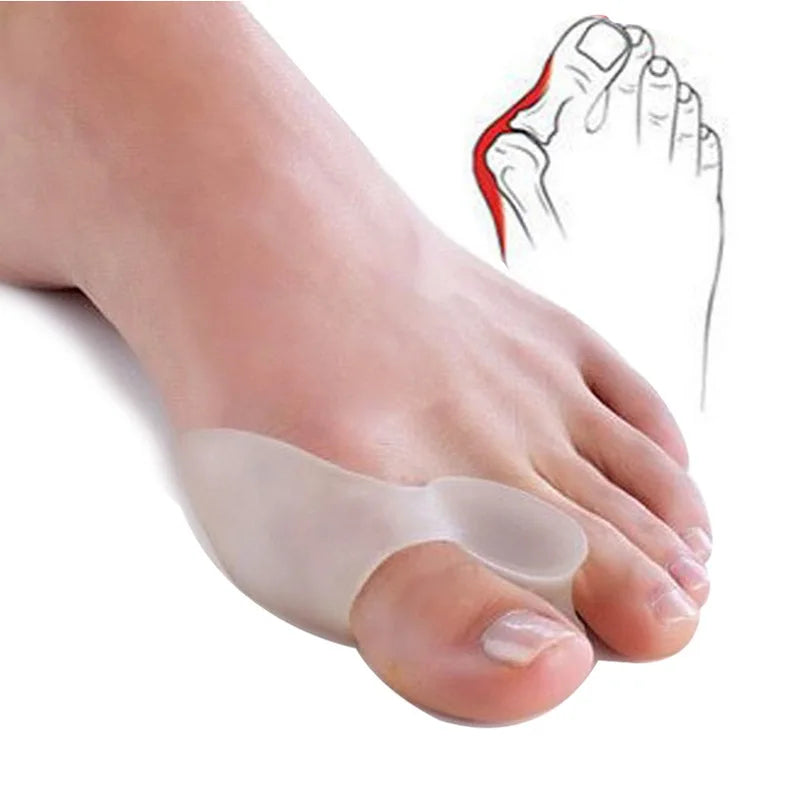 2 Orthèses en silicone pour hallux valgus