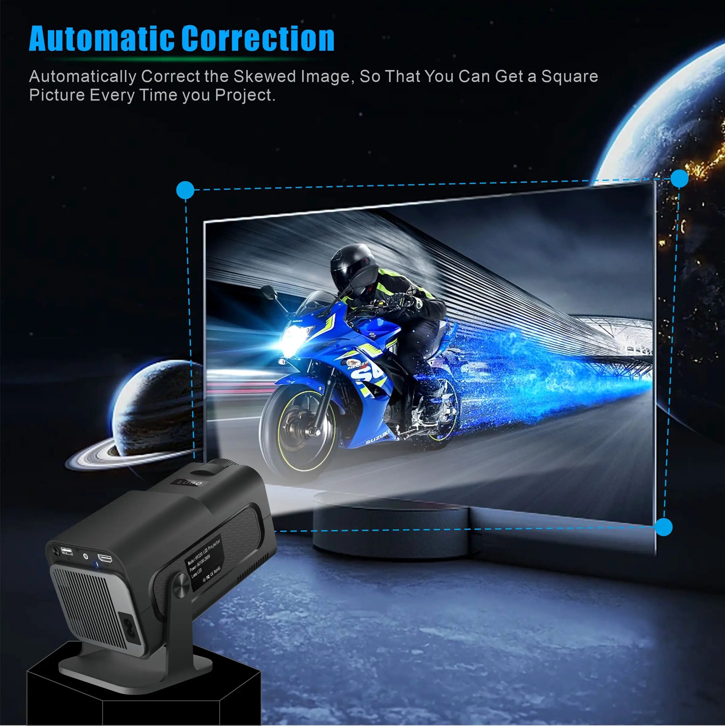 Smart Projecteur WiFi 720P