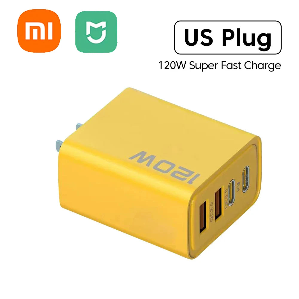 Chargeur 120W à 4 sorties (2 USB A + 2 USB C)