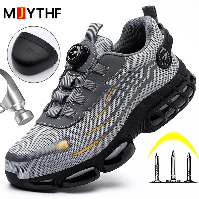 Chaussures de sécurité avec attache rapide