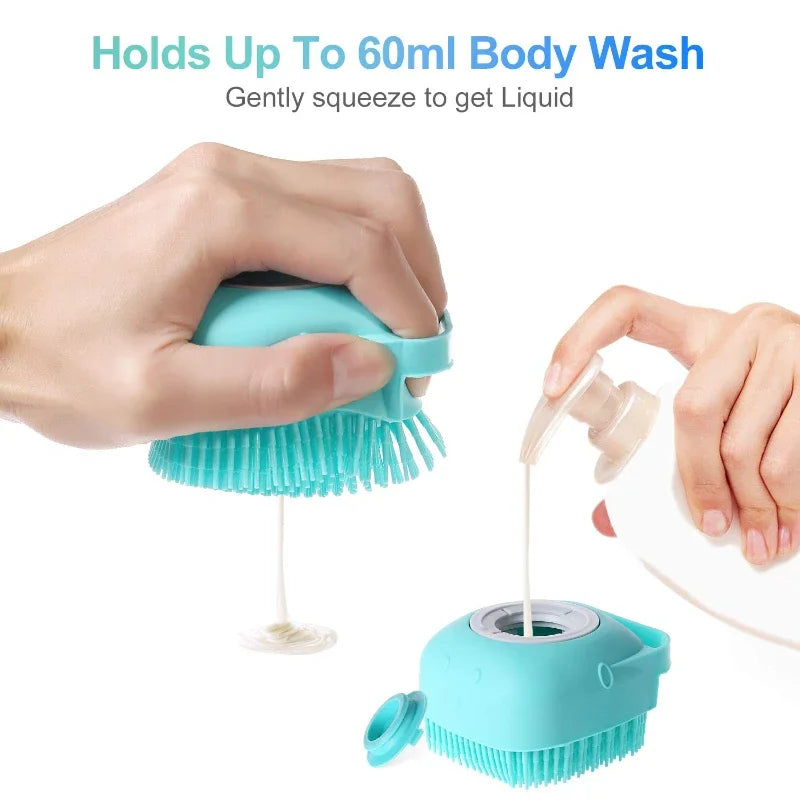 Brosse à shampooing pour animaux