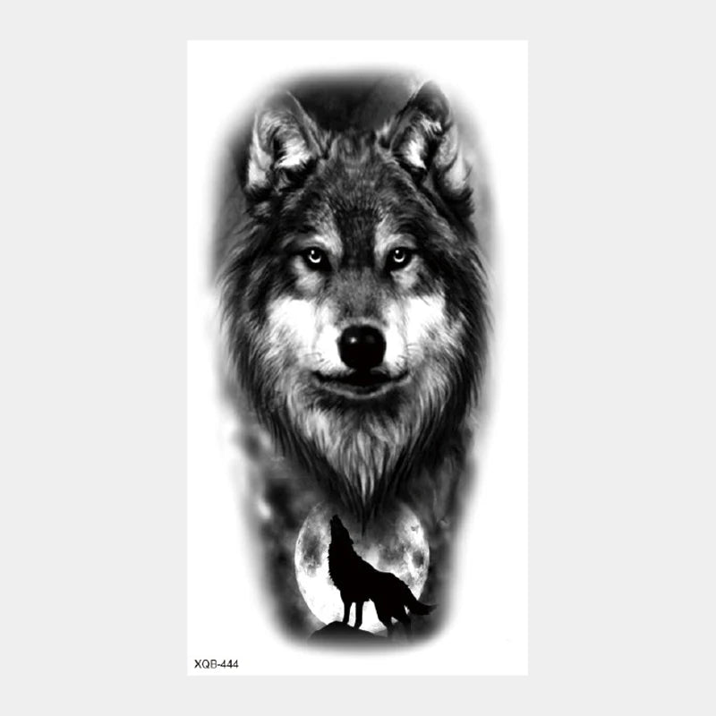 Tatouage temporaire noir et blanc