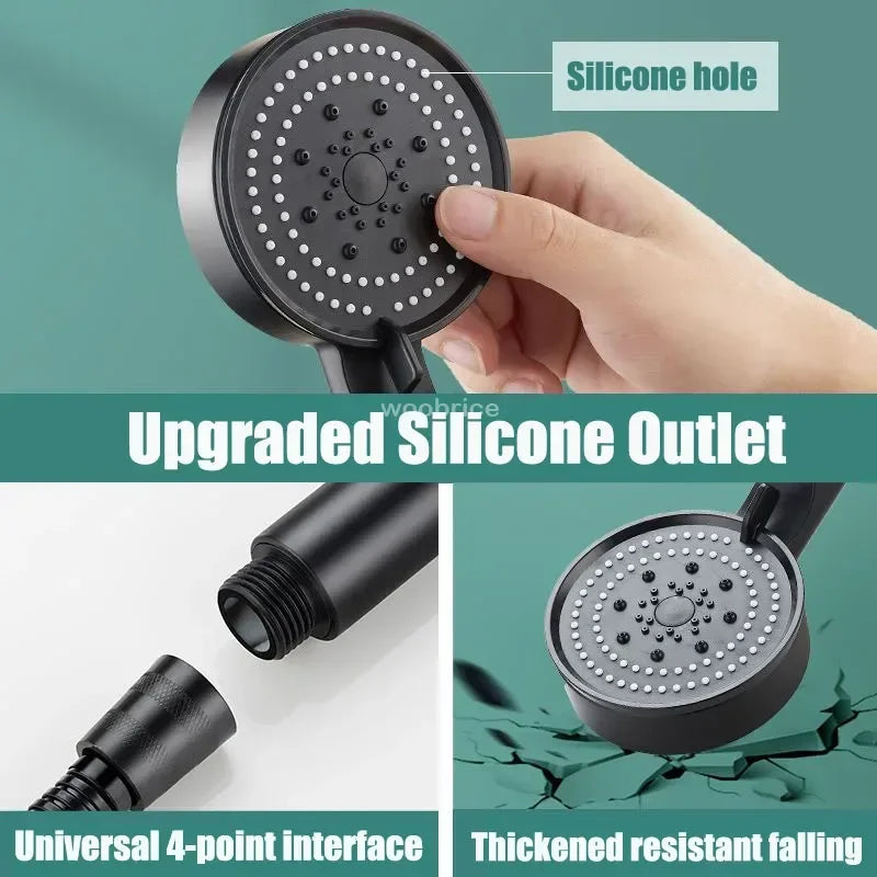 Pommeau de Douche Réglable 5 Modes