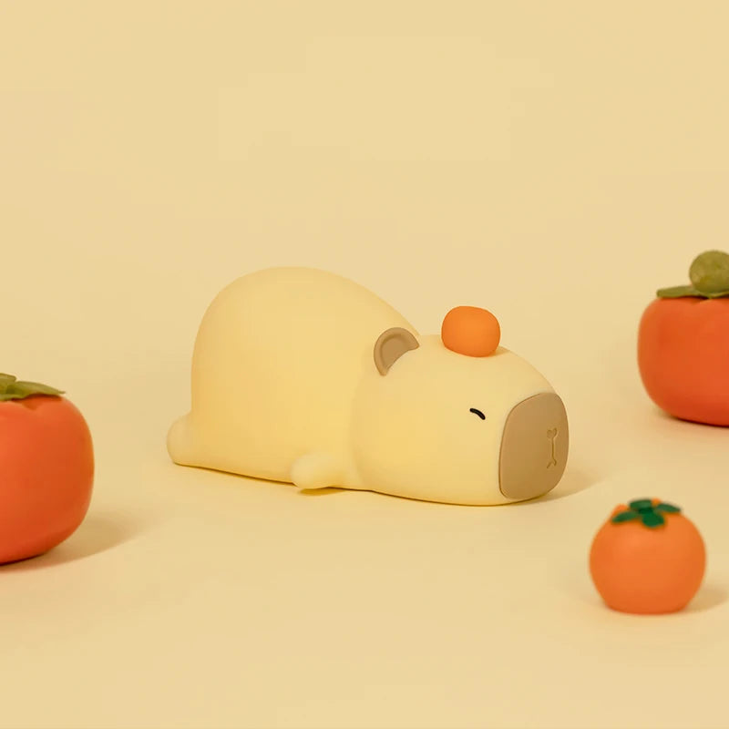 Veilleuse LED en silicone Capybara