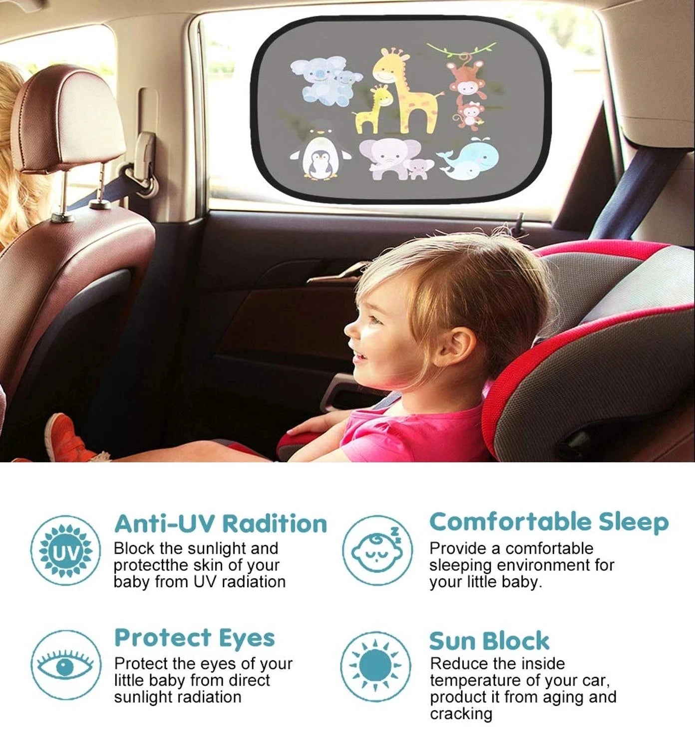 Pare-Soleil de Voiture pour enfant