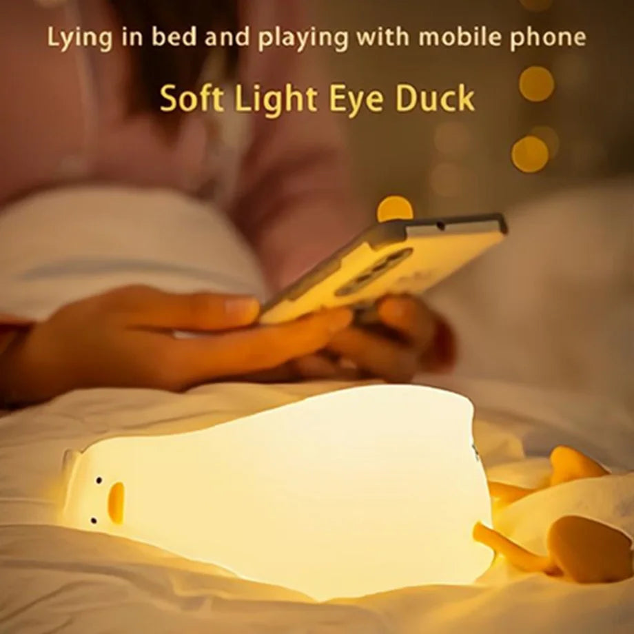 Veilleuse LED en silicone Ducky