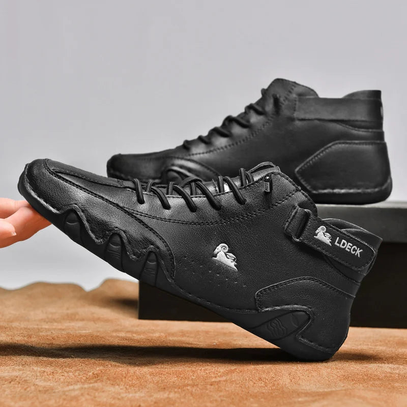 Baskets montantes pour hommes Noires
