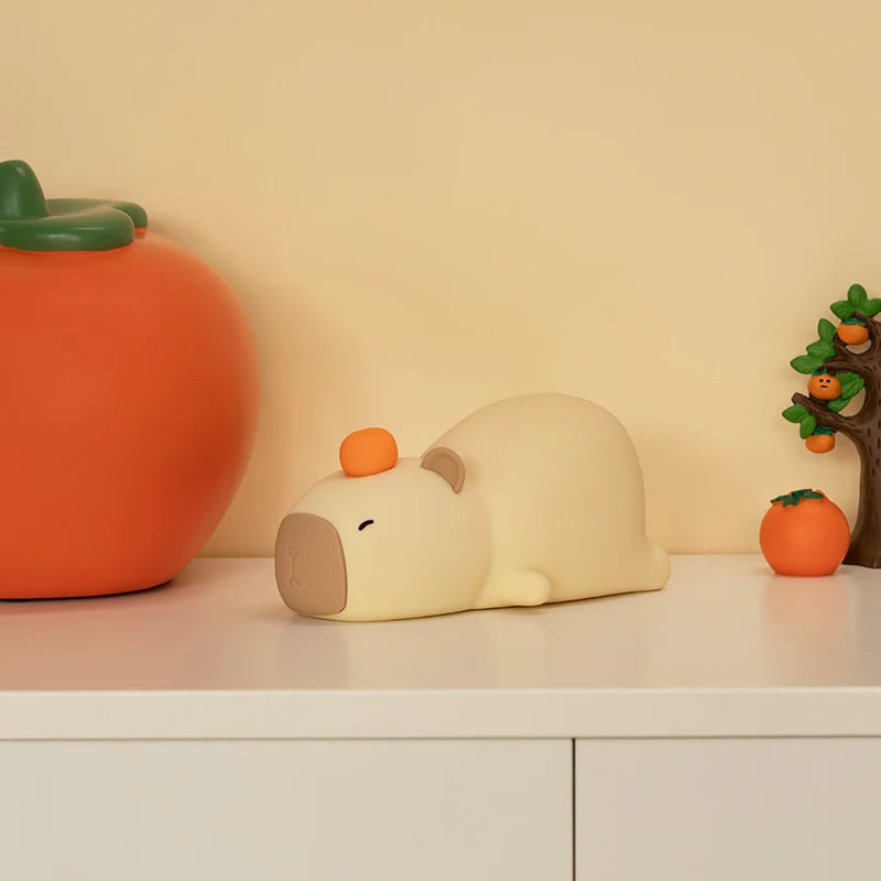 Veilleuse LED en silicone Capybara