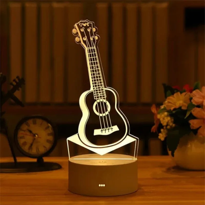 Lampe de chevet à motif