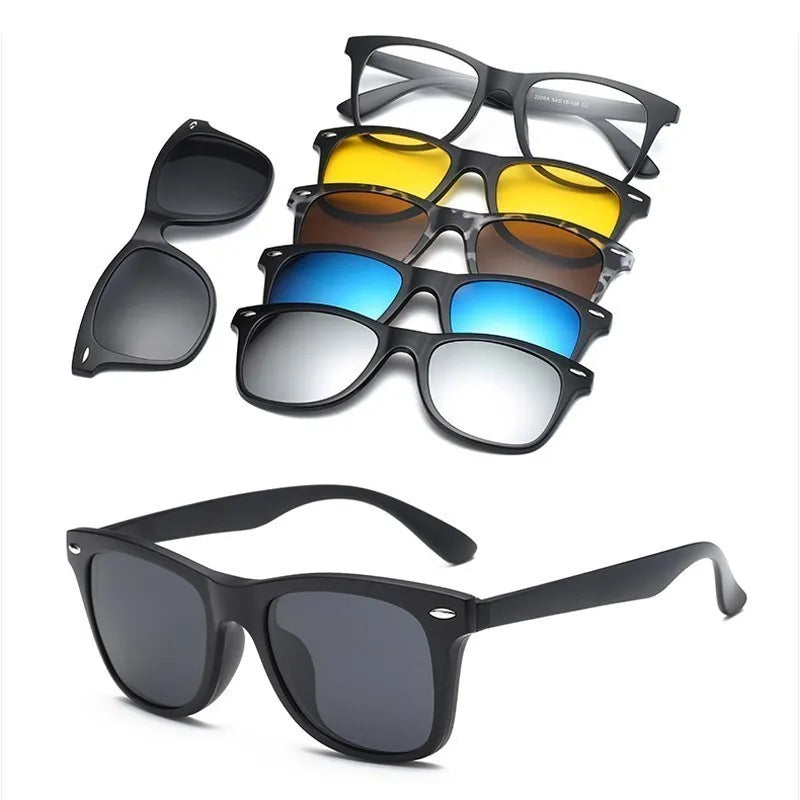 Lunettes de soleil magnétiques 6 en 1