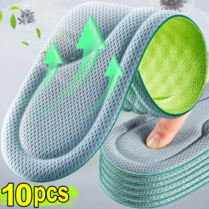 Semelles en mousse à mémoire de forme unisexe désodorisante