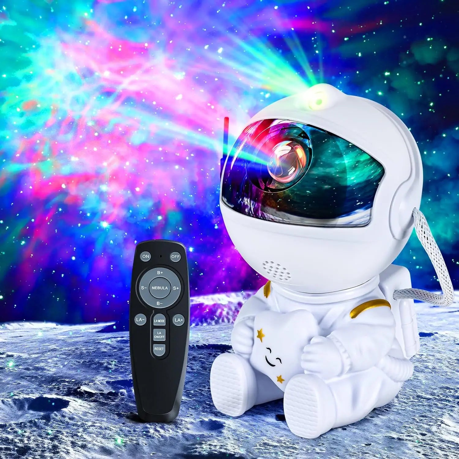 Projecteur Astronaute Galaxy Night 360°