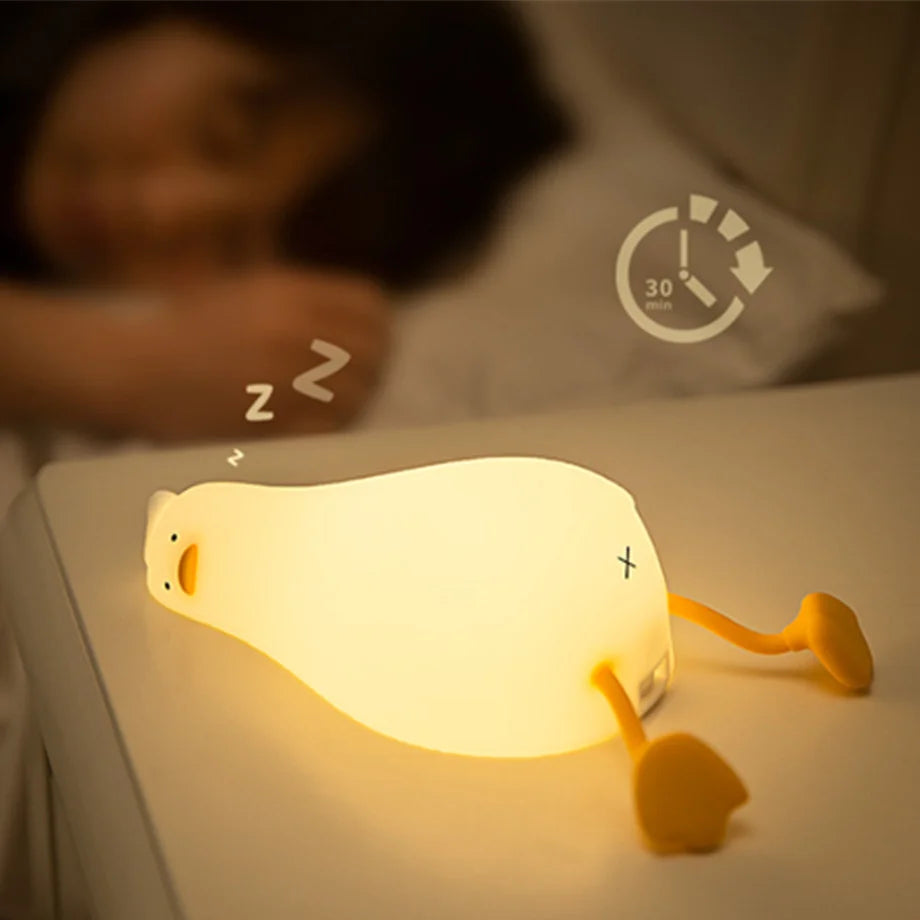 Veilleuse LED en silicone Ducky