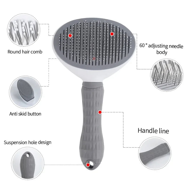 Brosse pour animaux nettoyage facile