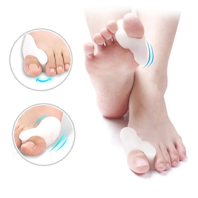 2 Orthèses en silicone pour hallux valgus