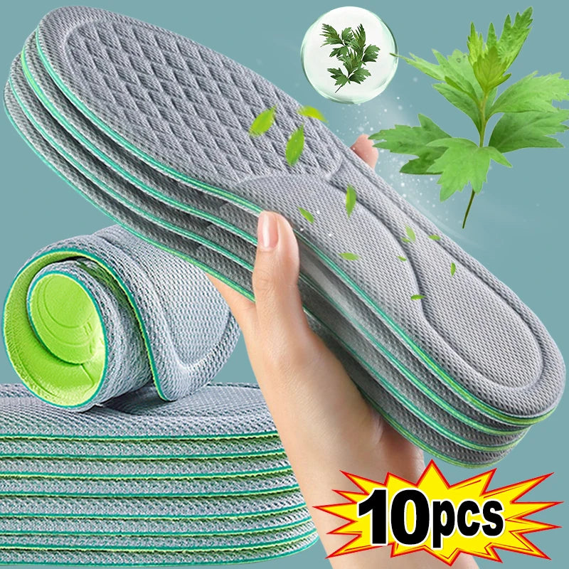 Semelles en mousse à mémoire de forme unisexe désodorisante