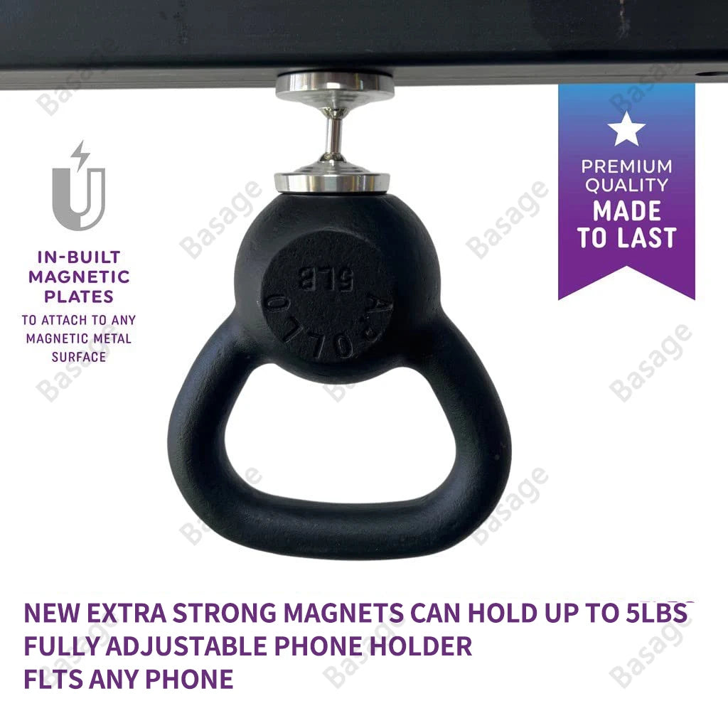 Support magnétique double-face pour smartphone 360° fit