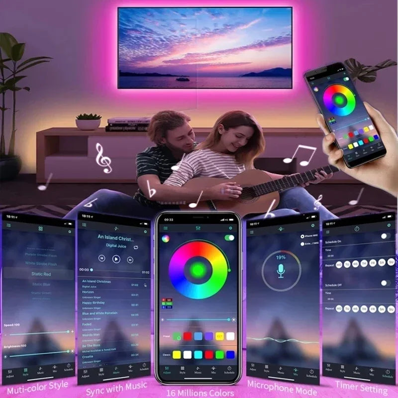Bande LED RGB 5050 USB