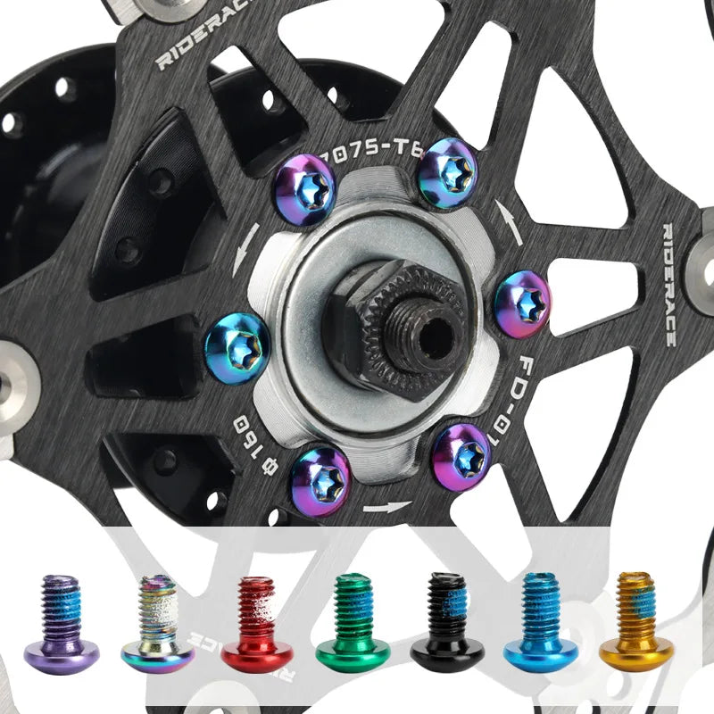 12 vis INOX T25 M5x9mm pour velo