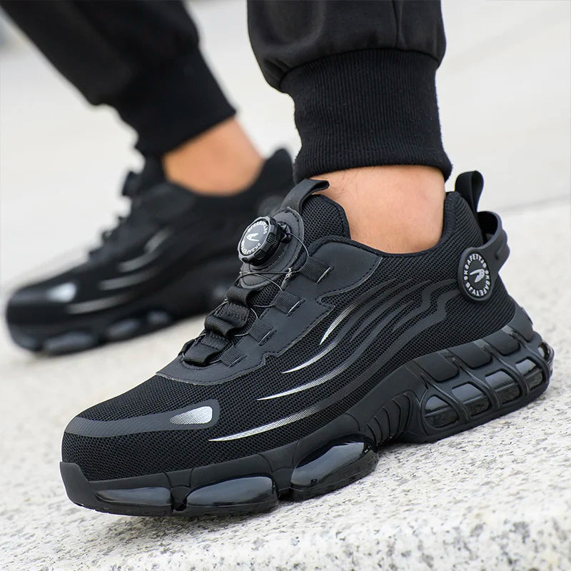 Chaussures de sécurité avec attache rapide