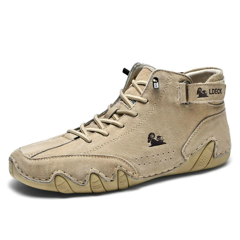 Baskets montantes pour hommes Kaki