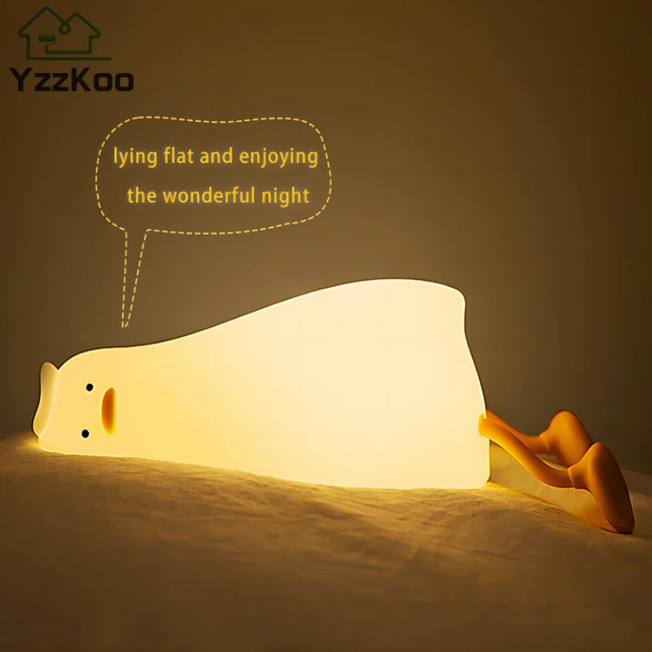 Veilleuse LED en silicone Ducky