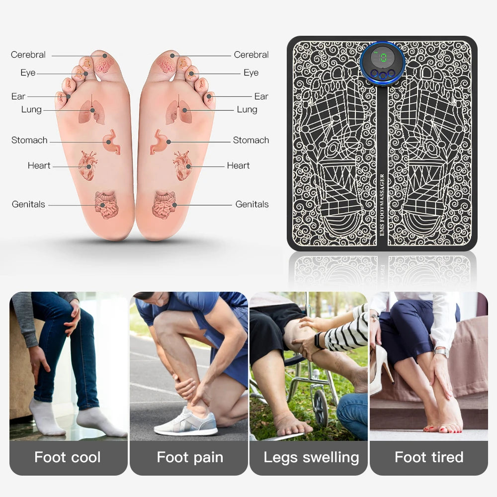 Tapis de massage électrique EMS