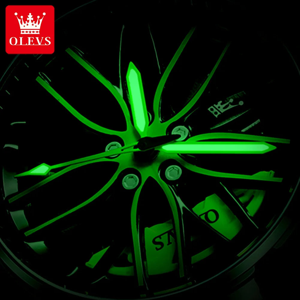 Montre Car Rim Quartz  OLEVS