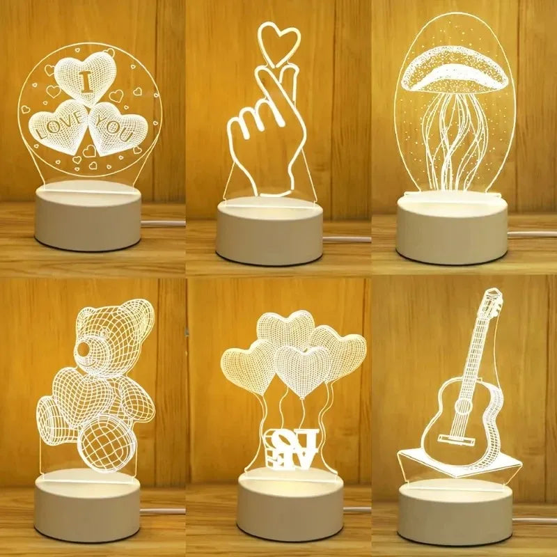 Lampe de chevet à motif