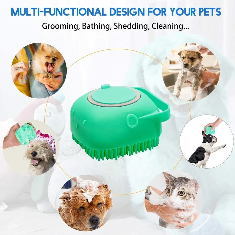 Brosse à shampooing pour animaux
